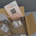 ALLZONE Corner Shower Caddy Tension Pole, 4-Tier Adjustable Shelves, Rustproof Bathroom Shower Organizer Corner for Inside Shower Storage, Tension Mounted, 56 to 113 Inch Height, Sliver (Silver)