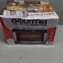Gourmia Toaster Oven Digital Air Fryer - Convection Mode with 4 Slice Capacity, 3 Rack Positions, 12 Presets, Toast, Bagel, Bake, Roast, Broil, Dehydrate, Popcorn, Fits 9" Pizza, Stainless Steel, Large