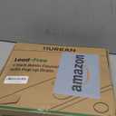 Bathroom Faucets for Sink 3 Hole, Hurran 4 inch Matte Black with Pop-up Drain and 2 Supply Hoses, Stainless Steel Lead-Free 2-Handle Centerset Faucet for Sink Vanity