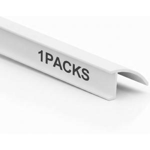 1 Pack 36" Snap in Vinyl Window Glazing Bead, White, 1/2" x 9/32"