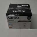 AROMA Rice Cooker, 3-Cup (Uncooked) / 6-Cup (Cooked), Small Rice Cooker, Oatmeal Cooker, Soup Maker, Auto Keep Warm, 1.5 Qt, White, ARC-363NG