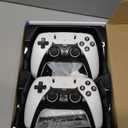 FCHOZY 2026 Upgraded Retro Gaming Console, Classic Video Games with 4K HDMI, 20,000+ Games and 23 Emulators, Nostalgia Game Stick Pro, Upgraded Dual 2.4G Wireless Controllers 64GB (White)