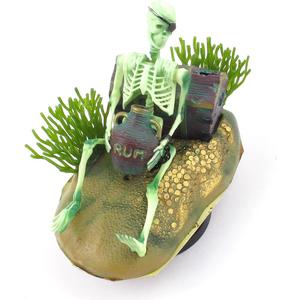 Qtqgoitem Aquarium Decor Drinking Man Print Detail Artificial Emulation Ornament (model: 098 ec9 3a9 4e3 578)