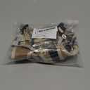 PUPTECK Adjustable Dog Harness Collar and Leash Set Step in No Pull Pet Harness for Small Medium Dogs Puppy and Cats Outdoor Walking Running, Soft Mesh Padded Reflective Vest Harnesses, Beige L (L (CHEST 18"-20"))