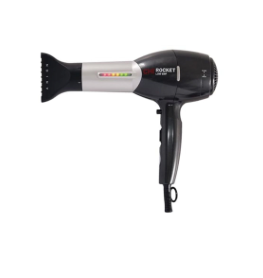 CHI Rocket Hair Dryer, Hair Dryer With Comb & Drying Nozzle Attachment, Quick-Drying For Shiny, Frizz-Free Hair, Lightweight & Low EMF 