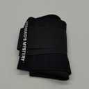 MERMAID'S MYSTERY Waist Trimmer with Back Support Bars Sweat Enhancing Fitness Belt for Men & Women Premium Quality (Black) L