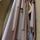 LUMTOK 10-Drawer Dresser, Fabric Storage Dressers Drawers for Bedroom, Hallway, Nursery, Closets, Steel Frame, Wood Top, Easy Pull Handle (Rose Gold), 11.8"D x 39.4"W x 39"H