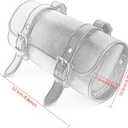 Motorcycle Saddle Bag Mini Motorbike Fork Handlebar Pu Leather Tool Storage Bag