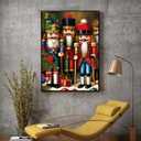 YIMORE Christmas Nutcrackers 14x20 inches 5D DIY Diamond Art Painting Kits Full Round Drill for Home Wall Decor