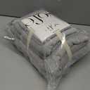 SOFE H&L | Olea Luxury Turkish Cotton Bath Towels Set of 6 : 2 Bath Towels 2 Hand Towels 2 Wash Cloths Cool Gray | Thick, Premium, Soft, Durable, Absorbent - Hotel Quality Towel Sets for Bathroom