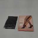 Yilanmy 1-Pair Sheer Tights for Women - Control Top Pantyhose with Reinforced Toes, Black