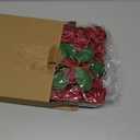 AmyHomie Artificial Flower Dark Red Rose 25pcs Real Looking Fake Roses w/Stem for DIY Wedding Bouquets Centerpieces Arrangements Party Baby Shower Valentines Day Christmas Tree Decorations