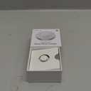 Compatible with Ora Ring Gen 4 Charger (Size 8), Fast and Safe Charging Dock with USBC Cable, Silicone AntiSlip Base Design, Essential for Ora Ring 4 Users (Silver)