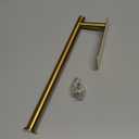 VAEHOLD Adhesive Paper Towel Holder Under Cabinet Wall Mount for Kitchen Paper Towel, Paper Towel Roll Holder Stick to Wall, Stainless Steel (Gold)