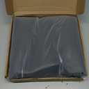 54'' x 27.5'' Washer and Dryer Covers for the Top, Non-slip Silicone Washer Dryer Top Protector for Washing Machine, Waterproof Washer Dryer Countertop for Laundry Kitchen Home (Black)