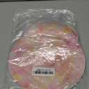 ITNRSIIET Ergonomic Mouse Pad with Wrist Support Wrist Rest Smooth Surface Non-Slip Rubber Base Comfortable Office Supplies Pain Relief, 9.8 x 9.1 inches, Pink Gold Abstract