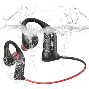 IPX8 Waterproof Swimming Earbuds, 32GB Headphones Underwater with MP3 Player & Bluetooth, HiFi Sound & Noise-Cancelling in-Ear Design for Swimming, Running & Cycling, Black (S36)