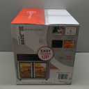 Air Fryer Toaster Oven Combo,15.8Qt Small Countertop French Door Oven,18 Presets & 1 Preheat & Light, Airfryer Basket,Wire Rack,Baking Pan,Crumb Tray,Compact Design,Stainless Steel