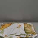 Green Gold Plant Shower Curtain, Botanical Leaves on White Background Natural Curtain Set for Aesthetic Bathroom Waterproof Odorless Fabric 72x72 inches, Hooks Included