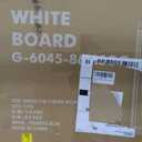 Magnetic Dry Erase Board for Doors, 24x18 Inch Whiteboard with Adjustable Long Arm Hook Mount - Easy to Install, Portable Hanging White Board for Home, Dorm Room, Office Cubicle & Small Spaces