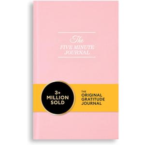 Intelligent Change: The Five Minute Journal - Daily Gratitude Journal for Happiness, Mindfulness, and Reflection - Undated Life Planner (Blush Pink)