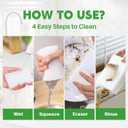 2 x Magic Melamine Sponge Eraser, 6Pack 2X Density Magic Cleaning Erasers in Bulk Extra Durable & Long Lasting, Multi-Functional Melamine Foam Sponges for Bathroom Window Shoes Kitchen