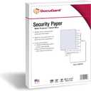 DocuGard Standard Blue Multi-Purpose Security Paper - Fraud Prevention - 2 Security Features - Laser & Inkjet Printer Compatible - 8.5" x 11 - 24 lb - 500 Sheets (04540)