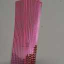 Queekay 4800 Pcs Disco Ball Self Adhesive Mirror Mosaic Tiles Glass 5 x 5 mm Mini Disco Tiles Stickers Tape for Crafts Small Square Mirror for DIY Decoration(Pink)