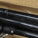 Flag Pole for Outside House - 6ft Heavy Duty Metal Flag Pole Kit, Tangle Free Spinning Flagpole Holder For Outdoor Porch Residential Decoration - Black