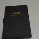 Planner 2026-2027 - Jan. 2026 - Dec. 2026, Planner 2026, 12-Months 2026 Planner Weekly and Monthly, 5.75" x 8.25", Saffiano Leather with Thick Paper, Back Pocket with Notes Pages (Dark Black C)