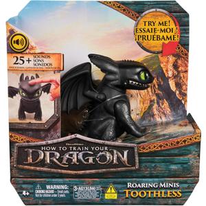 DreamWorks How to Train Your Dragon Interactive Mini Dragon Figure with Sound Effects Toy for Children 4 Years and Up
