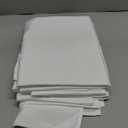 Fokitut 2 Pack Waterproof Square Tablecloth, 52x52 Inch, Stain Resistant and Wrinkle Polyester Table Cloth, Fabric Table Cover for Kitchen Dining, Wedding, Party, Holiday Dinner-White