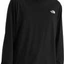 The North Face Men's Evolution Simple Dome Long-Sleeve Tee - Classic Logo Graphic Tee, Soft Cotton Fabric, TNF Black, Large