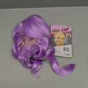 eNilecor Purple Wig, Short Colored Wigs Bob Wig for Women, Natural Wavy Colorful 14 Inch Middle Part Synthetic Lilac Neon Wig for Cosplay Party Costume, lavender, Purple