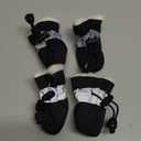 LUZGAT Dog Snow Boots, Dog Shoes for Winter, Dog Winter Boots for Small Medium Dogs Puppies, Dog Boots & Paw Protectors with Anti-Slip Sole and Plush, Pack of 4 Size 1 XS