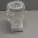 Bedside Night Water Carafe Set with Tumbler Glass, Clear Nightstand Carafe with Silicone Coaster for Bedroom and Guest Room, Glass Mouthwash Decanter for Bathroom (22 OZ)