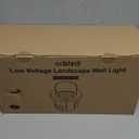 EDISHINE 8 Pack 4in Low Voltage Landscape Lighting, 8W 3000K 515LM AC/DC Outdoor In-Ground Well Lights,12-24V IP67 Waterproof LED Paver Lights for Pathway Driveway Yard Garden, Shielded Top