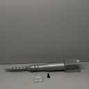 Mayne No Dig Ground Anchor - 3.75in x 2.88in x 26.75in - Includes Lag Bolts (5) & 20 Rebar (1) - Galvanized Steel (580D)