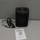 Space Heater, 1500W Electric Heaters Indoor Portable with Thermostat, PTC Fast Heating Ceramic Room Small Heater with Heating and Fan Modes for Bedroom, Office and Indoor Use (10IN)