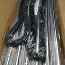 6 Pack Silver Stanchions and Velvet Ropes Set, Stainless Steel Crowd Control Barriers, 3Pcs Black Ropes and Poles for Party Supplies,Photobooth Accessories,Prom,Birthday,Business,Wedding, Museums