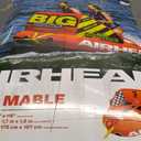 Airhead Big Mable Towable Tube for Boating, 1 - 2 Rider Inflatable Boat Tube for Water Tubing, Heavy Duty Full Nylon Cover, EVA Foam Pads, Dual Tow Point, Patented Speed Safety Valve