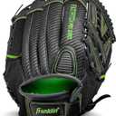 Franklin Sports Girls Softball Glove-Women's Windmill Fastpitch+Slowpitch Softball Glove-Right and Left Hand-Adult (12", Lime)