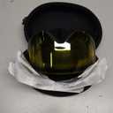 Ski Goggles, Snowboard Goggles with 2 UV400 Anti-Fog Detachable Magnet Lenses for Men & Women Adult (Ver.1 Red(vlt 14.83%) + Yellow(vlt 83%))