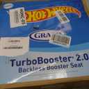 Graco TurboBooster 2.0 Backless Booster Car Seat, Hot Wheels Gamer, Travel Booster Seat for Children Ages 4-10, Weight 40-100 Pounds and Height up to 57 Inches