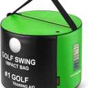 YOREPEK Golf Impact Bag for Practice, Durable Golf Hitting Bag for Swing Training with Large Printed Target, Golfs Training Aid for Men, Indoor & Outdoor Use at Home, Garage, Yard, Green