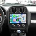 EKAT [2G+64G] 10 inch Screen for Jeep Compass Patriot Radio 2010-2016, Android Compass Car Stereo with Carplay/Android Auto/1080P/Bluetooth/WiFi +AHD Backup Camera