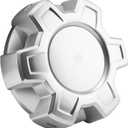 1Pc Wheel Center Cap for 2019-2024 Silverado 1500 Wheel Rim Outer 187.5mm(7.38in) Silver Hub Caps Wheel Cover, Replacement 84173372 23378301, OD:187.5mm/7.38in