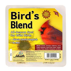 Heath Outdoor Products DD4-12 Birdie's Blend Suet Cake, 11.25 oz., Case Of 12