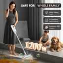 YKYI Steam Mop, Detachable 10 in 1 Multipurpose Steamer with 11 Attachments, Handheld Steam Cleaner for Home, Hardwood Floors, Laminate, Marble, Tile, Grout, Carpet, Windows, Furniture Cleaning