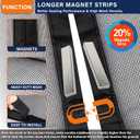 Magnetic Screen DoorFiberglass Screen Door MeshKeep Bugs Out, Heavy-Duty Mesh Curtain,Pet and Kid Friendly, Works with Front Doors, Sliding Doors32x80 Inch Fiberglass